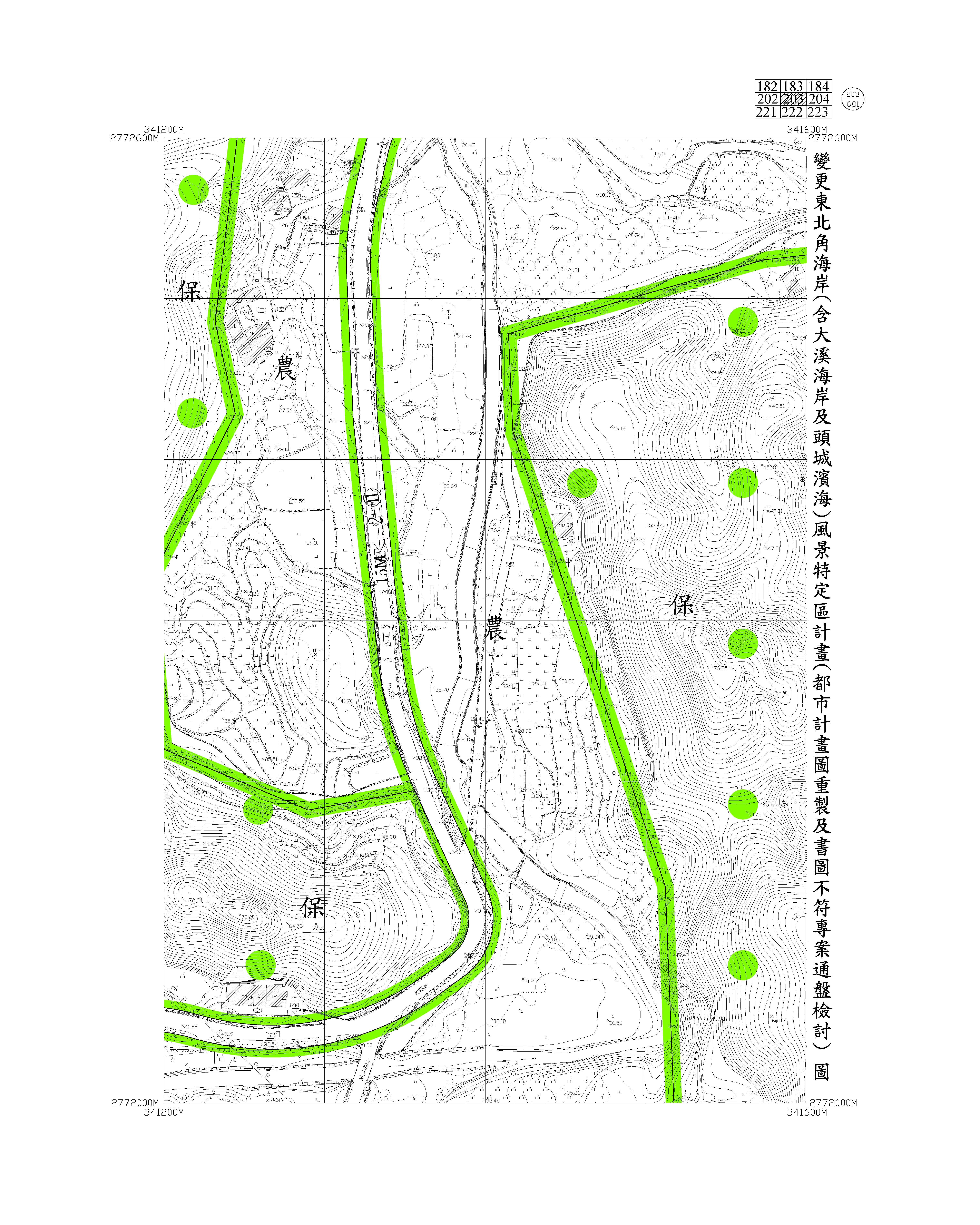 含大溪海岸及頭城濱海都市計畫圖重製及書圖不符專案通盤檢討圖資212