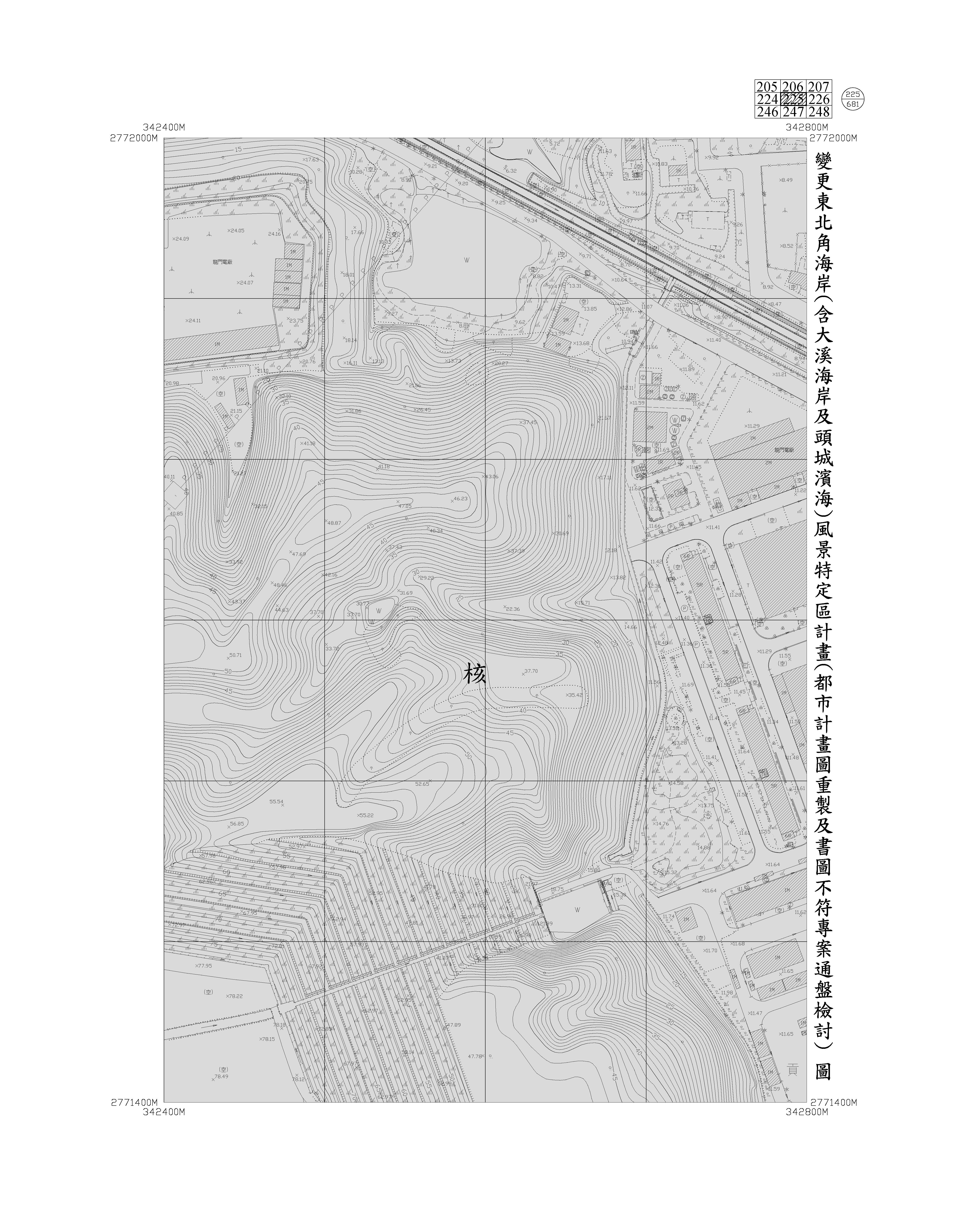 含大溪海岸及頭城濱海都市計畫圖重製及書圖不符專案通盤檢討圖資234